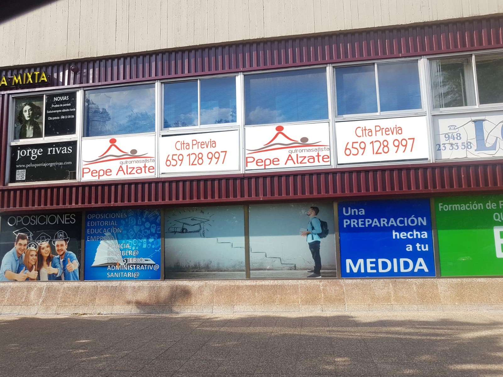 Fachada Pepe Alzate Quiromasajista